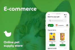 Online pet supply store